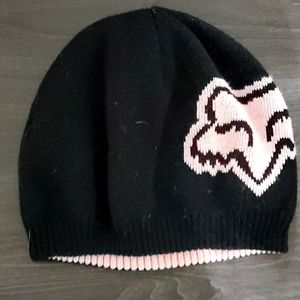 Womens fox racing beanie (reversable)